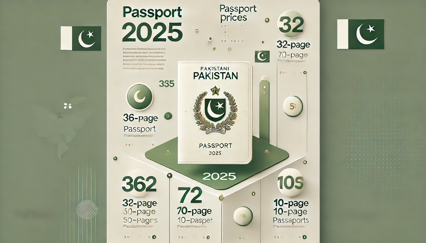 Passport prices in Pakistan, new updated 2025