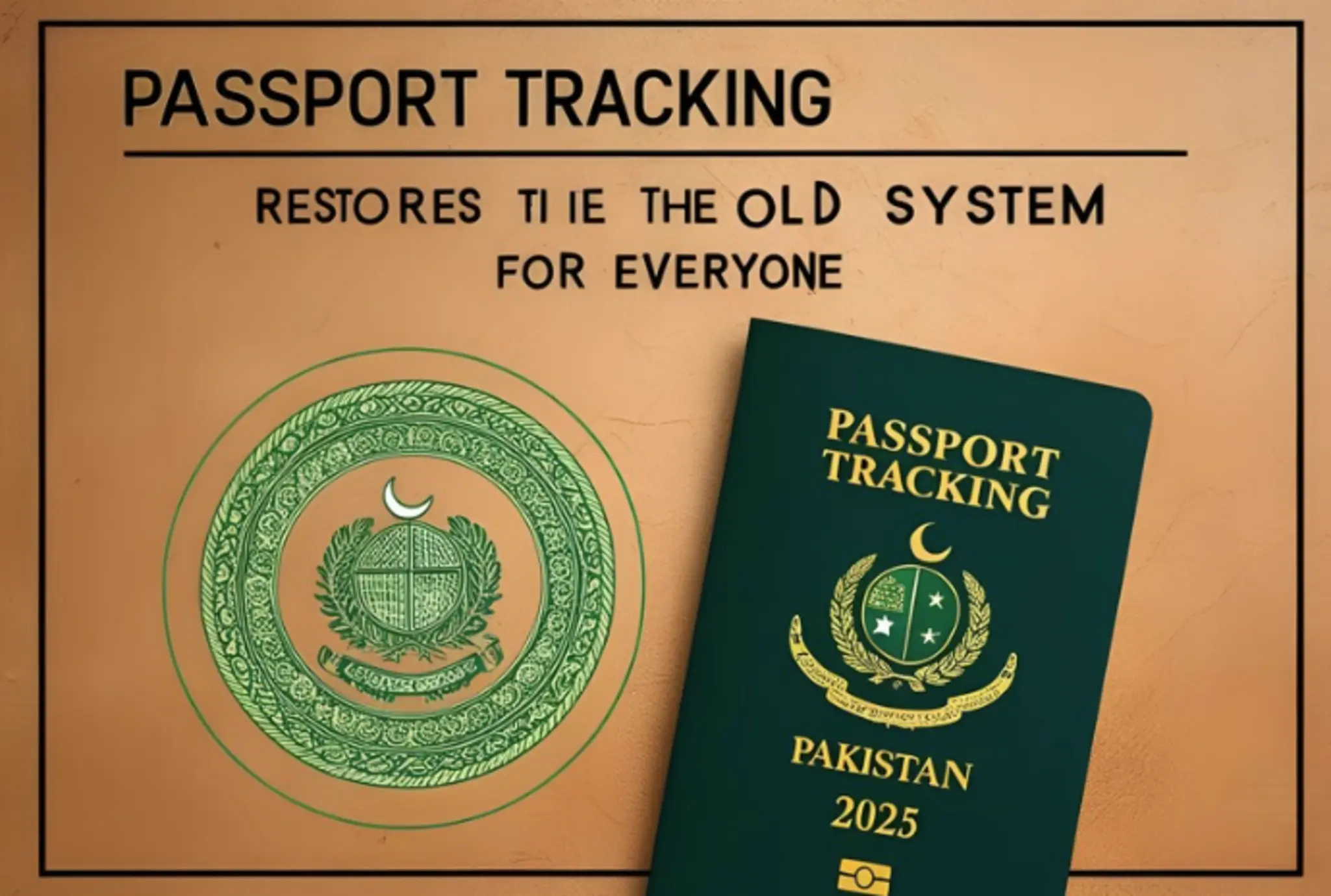 Passport Tracking Pakistan Restores the Old System for Everyone (2025)