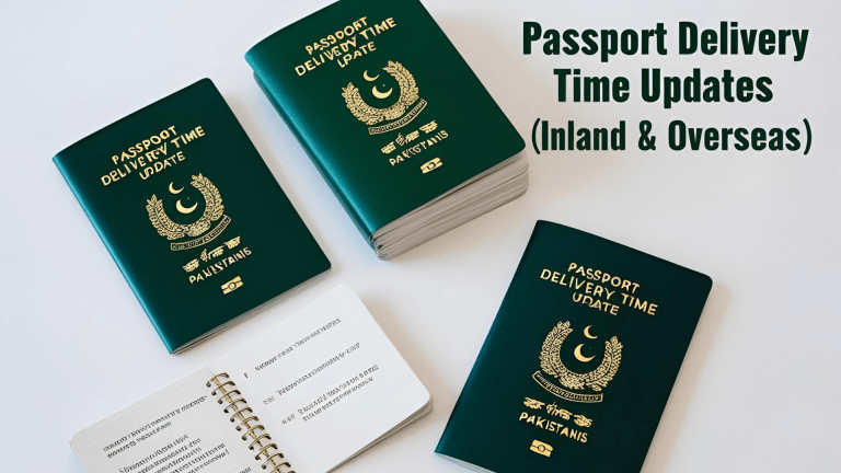 Passport Delivery Time Updates for Pakistanis (Inland & Overseas)