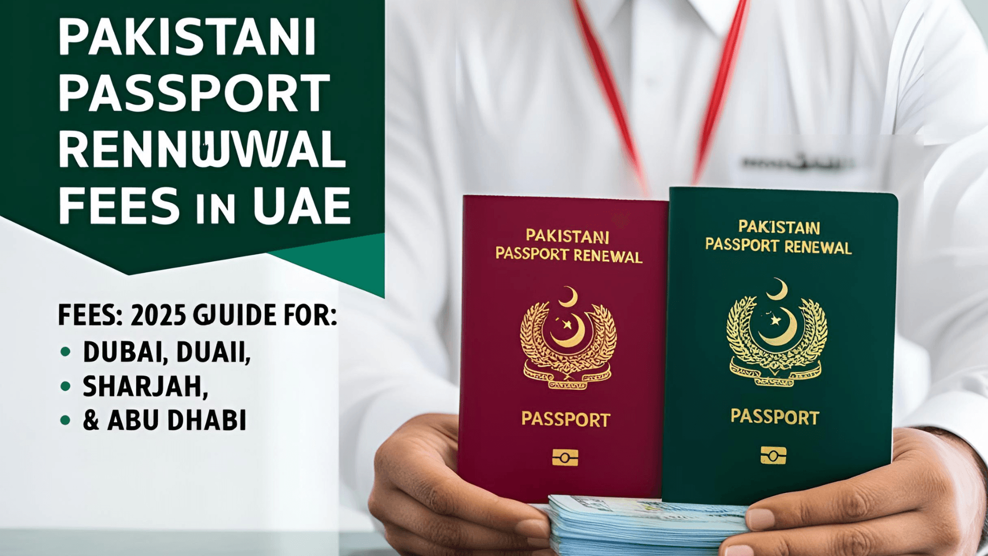 Pakistani Passport Renewal Fees in UAE 2025: Guide for Dubai, Sharjah & Abu Dhabi
