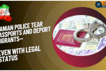 Iranian Police Tear Passports and Deport Migrants—Even with Legal Status